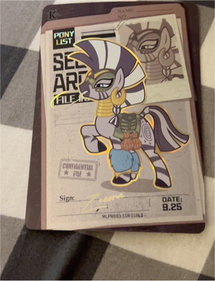2025 Kayou My Little Pony MLPME03-SSR-018L3 Zecora — front
