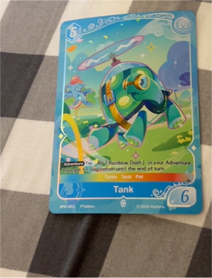 2026 My Little Pony TCG Fantasy Wonderland #BP01-SR11 Tank — front