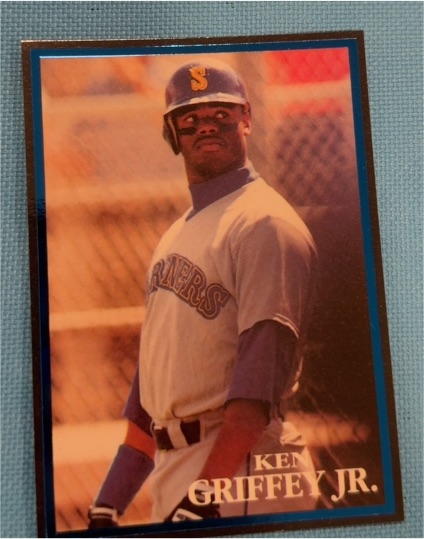1991 Oddball Ken Griffey Jr. #91-64 Seattle Mariners Blue Border — front