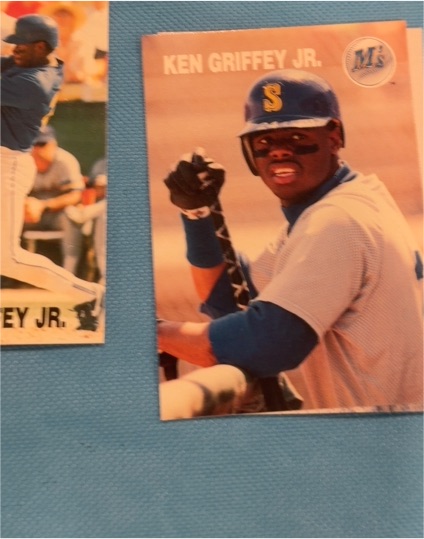 1990 Oddball Ken Griffey Jr. Blue Border B — front