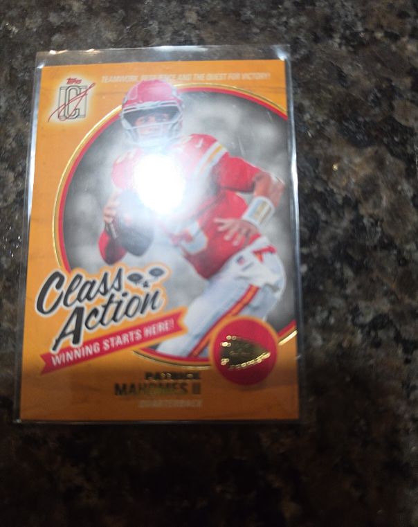 2025 Topps Class Action Insert #CA-16 Patrick Mahomes II — front