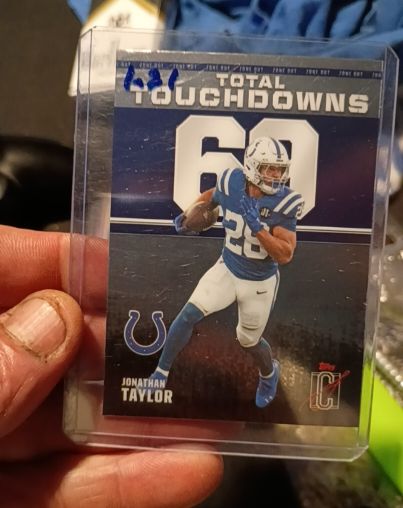 2025 Topps Total Touchdowns #60 Jonathan Taylor — front