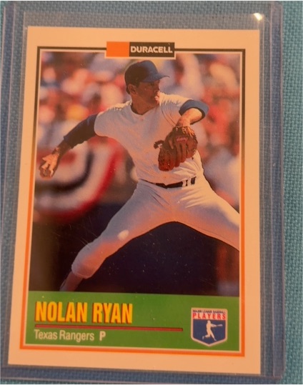 1993 Duracell Power Players Series I #20 Nolan Ryan — front