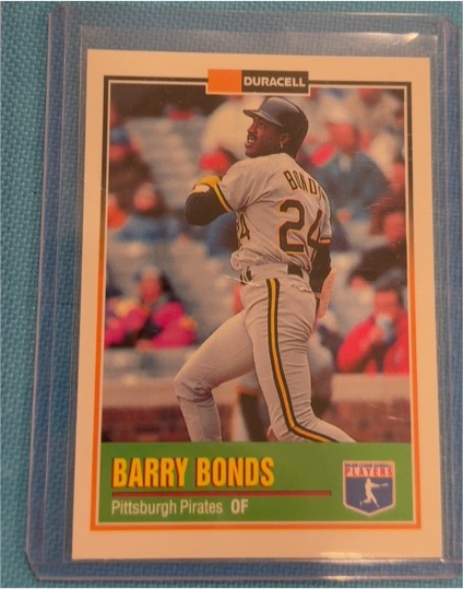 1993 Duracell Power Players I #17 Barry Bonds — front