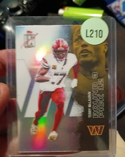 2025 Topps Signature Class #55 Terry McLaurin Round 3 Pick 12 — front
