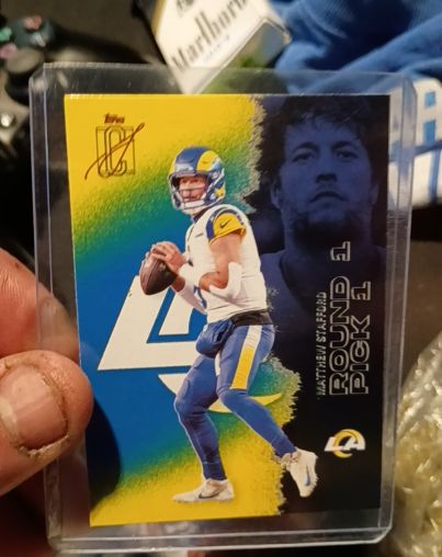 2025 Topps Signature Class #32 Matthew Stafford — front