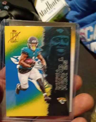 2025 Topps Signature Class #27 Travis Etienne Jr. — front