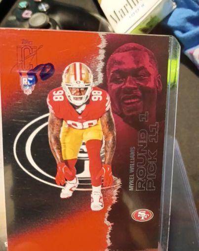 2025 Topps Signature Class #123 Mykel Williams — front