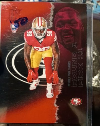 2025 Topps Signature Class #123 Mykel Williams — front