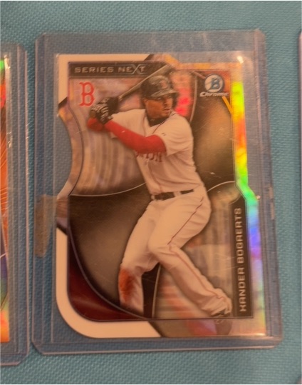 2015 Bowman Chrome Series Next Die Cut #SN-XB Xander Bogaerts — front