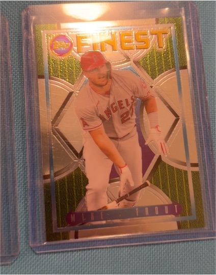 2022 Topps Finest Flashbacks #42 Mike Trout — front
