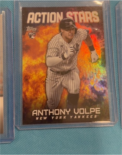 2023 Topps Chrome Update Action Stars #AS-28 Anthony Volpe — front