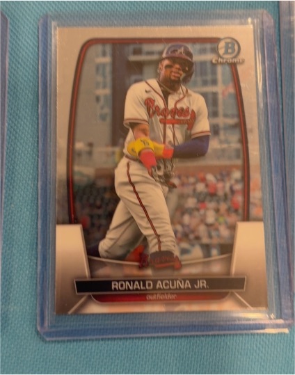 2023 Bowman Chrome #93 Ronald Acuna Jr. — front
