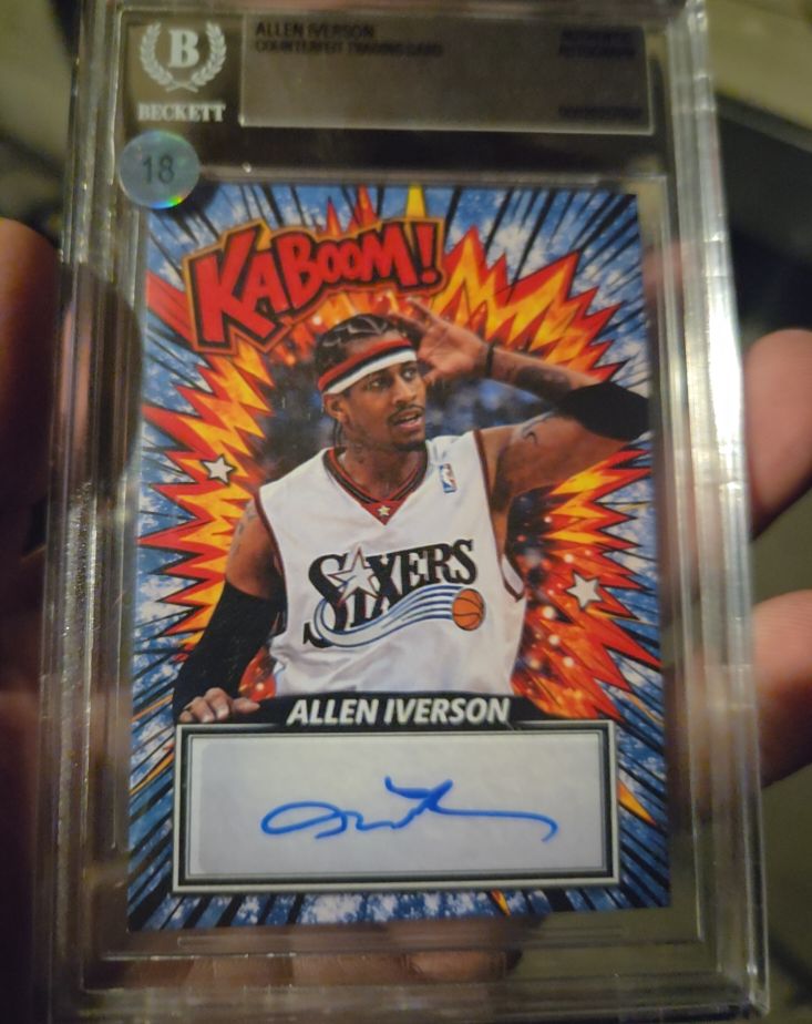 2022-23 Panini Revolution Kaboom! #KA-AI1 Allen Iverson — front