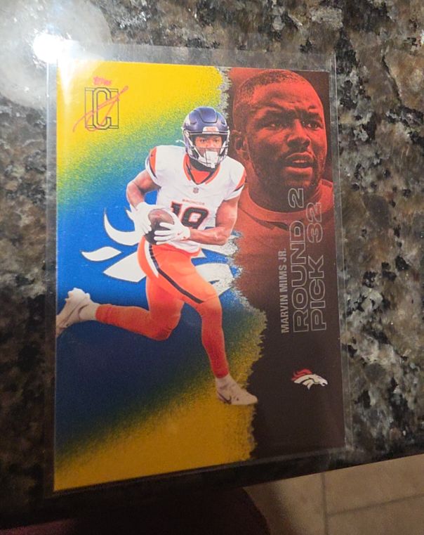 2025 Topps Signature Class #73 Marvin Mims Jr. — front