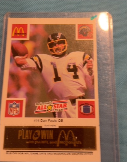 1986 McDonald's All-Star Team #14 Dan Fouts — front