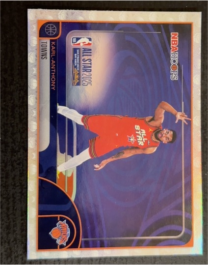 2025 Topps NBA Hoops #292 Karl-Anthony Towns All-Star Insert — front