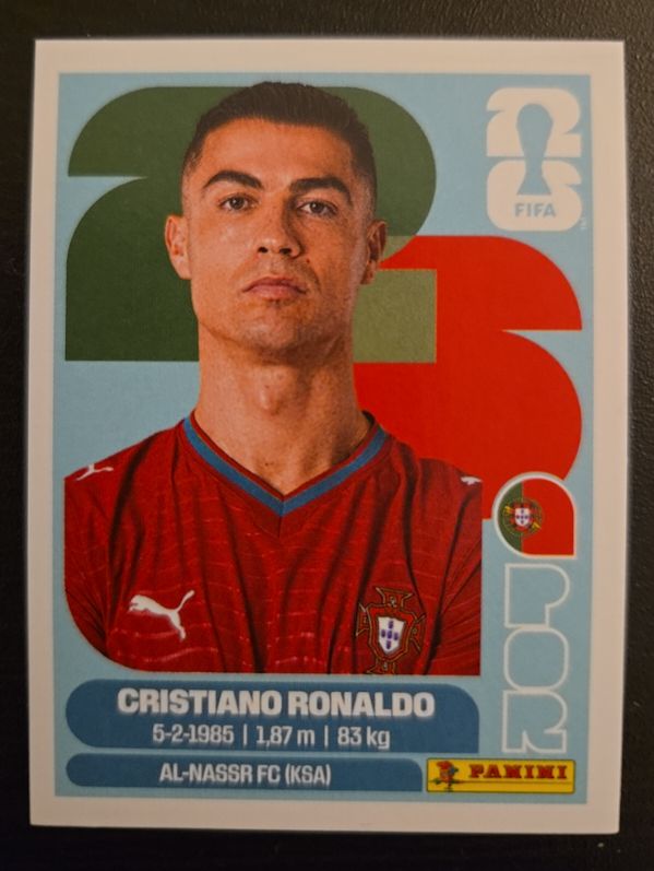 2026 Panini FIFA World Cup #15 Cristiano Ronaldo — front
