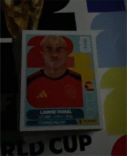 2026 Panini FIFA World Cup #ESP15 Lamine Yamal — front