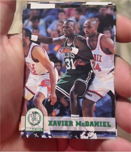 1993-94 NBA Hoops #15 Xavier McDaniel — front