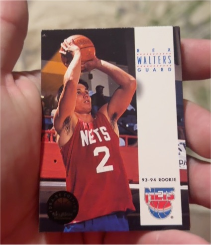 1993-94 SkyBox #187 Rex Walters Rookie — front
