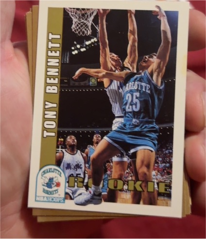 1992-93 NBA Hoops #358 Tony Bennett Rookie — front