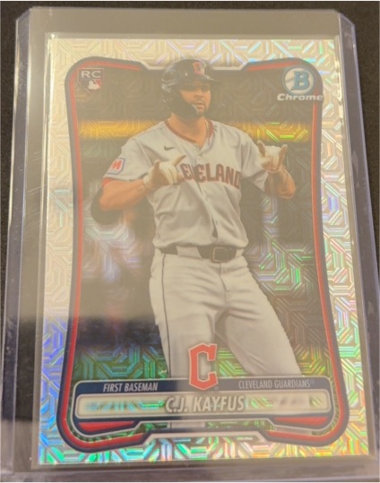 2026 Bowman Chrome #98 C.J. Kayfus — front