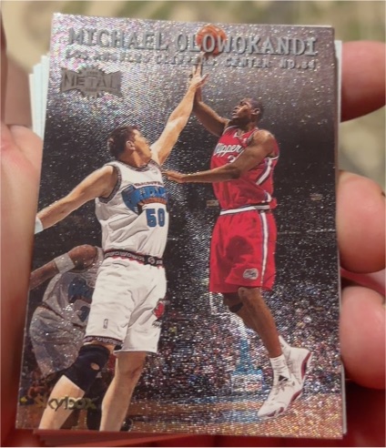1999-00 Skybox Metal #29 Michael Olowokandi — front
