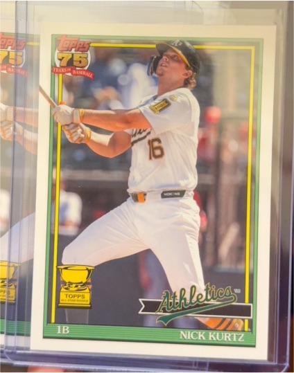 2026 Topps Series 2 #91B2-24 Nick Kurtz — front