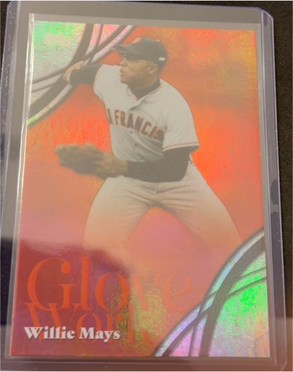 2026 Topps Series 2 #GW-6 Willie Mays Glove Work — front