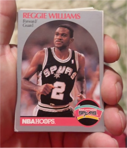 1990 NBA Hoops #272 Reggie Williams — front