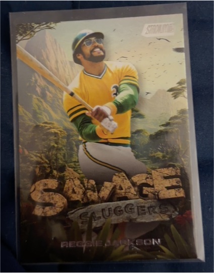 2025 Topps Stadium Club Savage Sluggers #SS-11 Reggie Jackson — front