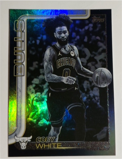 2025-26 Topps Basketball Black Friday Blackout #34 Coby White — front