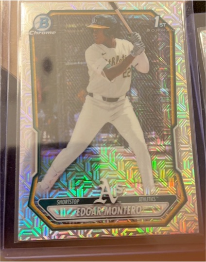 2026 Bowman Chrome #BCP-139 Edgar Montero — front