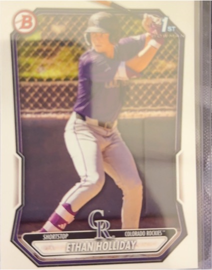 2026 Bowman 1st Bowman Chrome #BP-1 Ethan Holliday — front