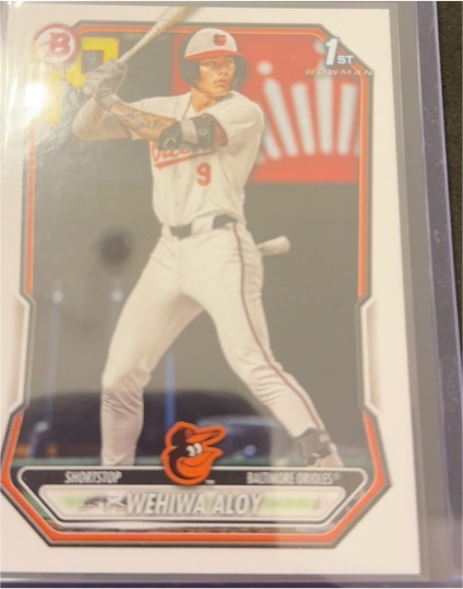 2026 Bowman Prospects #BP-135 Wehiwa Aloy — front