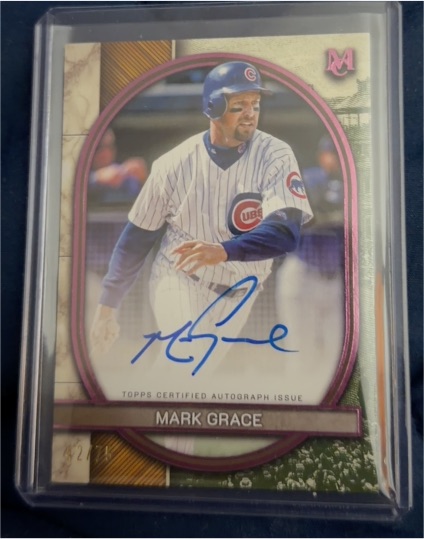 2025 Topps Museum Collection Archival Autograph #AA-MG Mark Grace — front