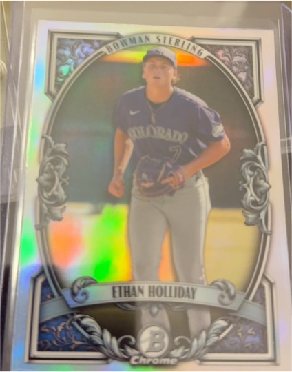 2026 Bowman Chrome Sterling #BST-11 Ethan Holliday — front