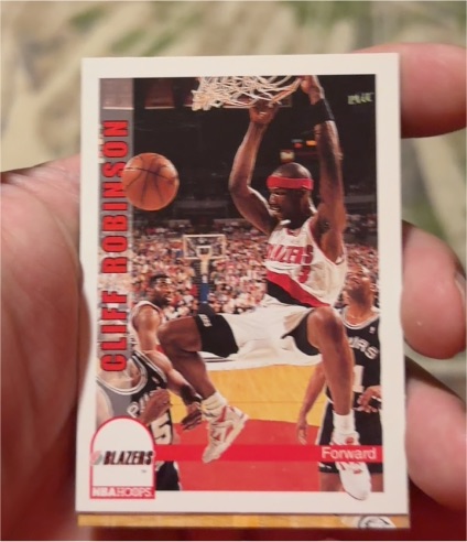 1991 NBA Hoops #194 Cliff Robinson — front