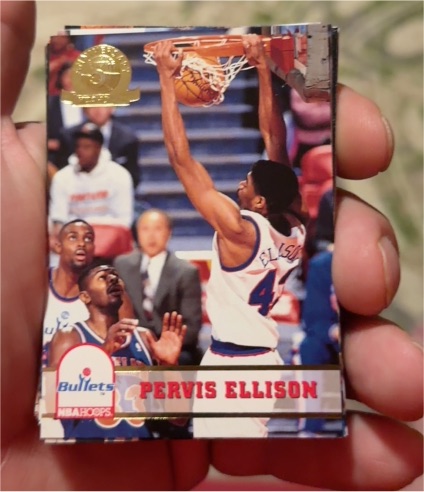 1993-94 NBA Hoops 5th Anniversary Gold #222 Pervis Ellison — front