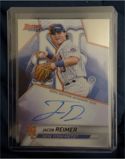 2025 Bowman's Best #B25-JR Jacob Reimer — front