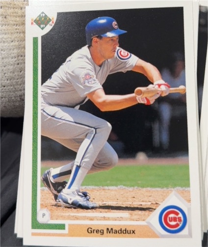 1991 Upper Deck #115 Greg Maddux — front