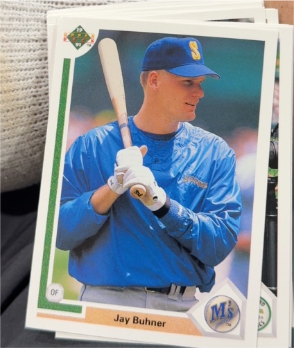1991 Upper Deck #128 Jay Buhner — front