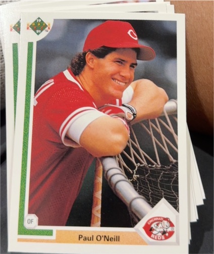 1991 Upper Deck #133 Paul O'Neill Cincinnati Reds — front