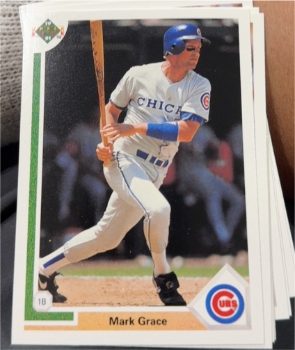 1991 Upper Deck #134 Mark Grace — front