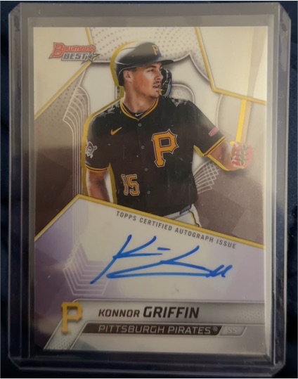 2025 Bowman's Best #B25-KG Konnor Griffin — front