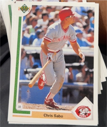 1990 Upper Deck #181 Chris Sabo — front