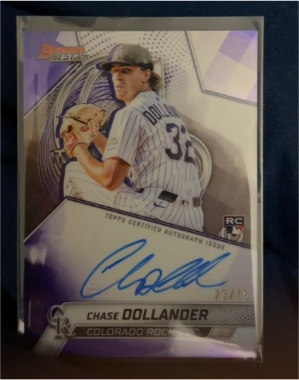 2025 Bowman Best #B25-CDO Chase Dollander — front