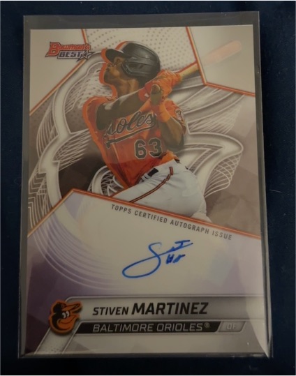2025 Bowman's Best #B25-SMA Stiven Martinez — front