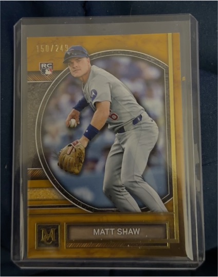 2025 Topps Museum Collection #84 Matt Shaw — front